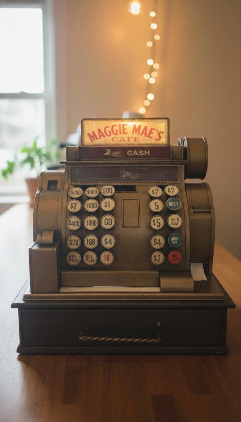 Vintage Style Toy Cash Register