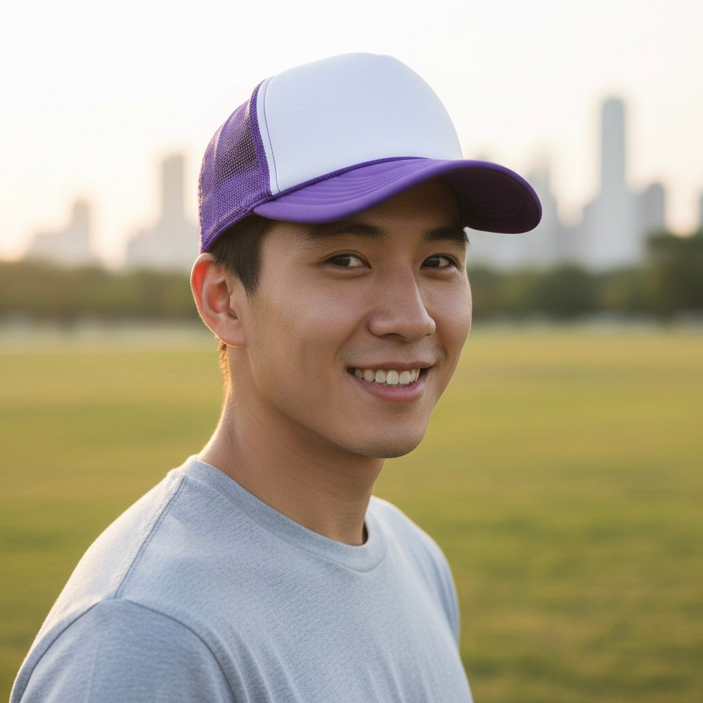 Two-Tone Trucker Hat (Assorted Colors)