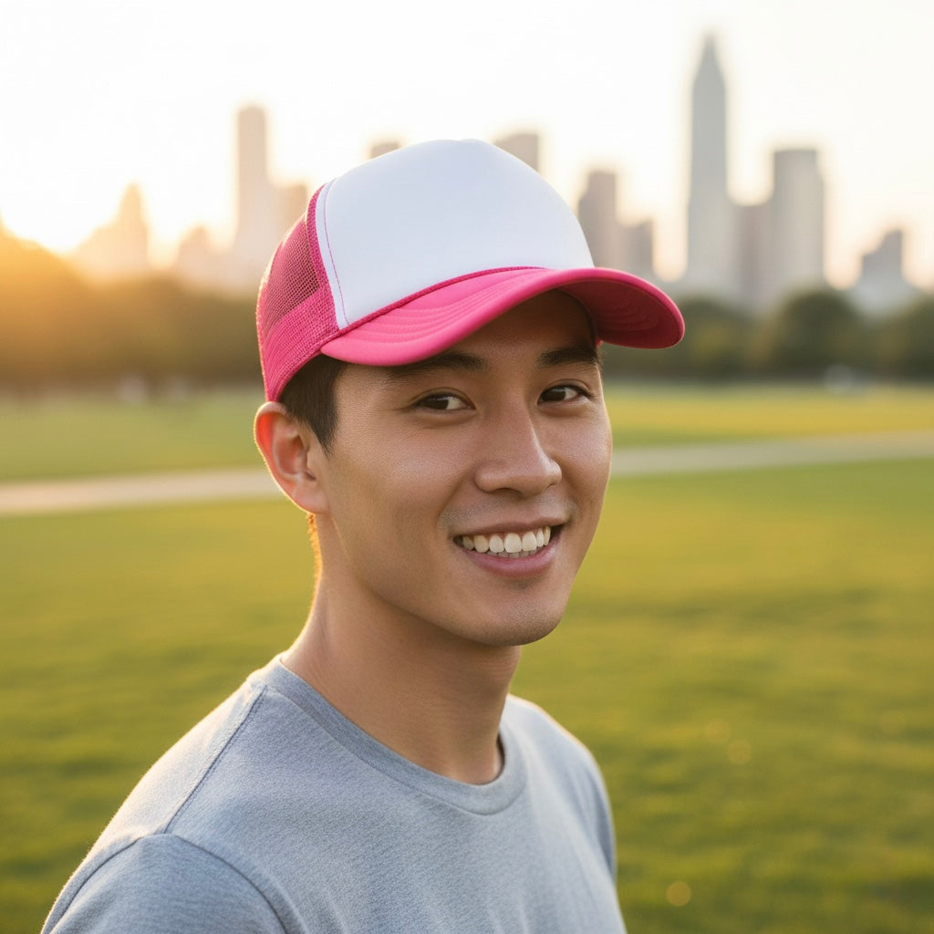 Two-Tone Trucker Hat (Assorted Colors)
