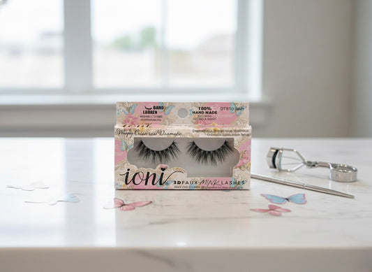 Ioni 3D Faux Mink Lashes - Wispy Crisscross
