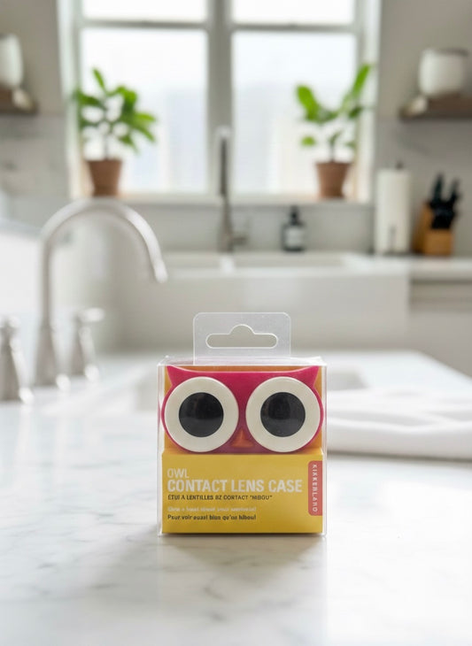 Owl Contact Lens Case