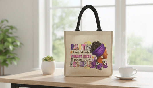 Faith Inspirational Tote Bag