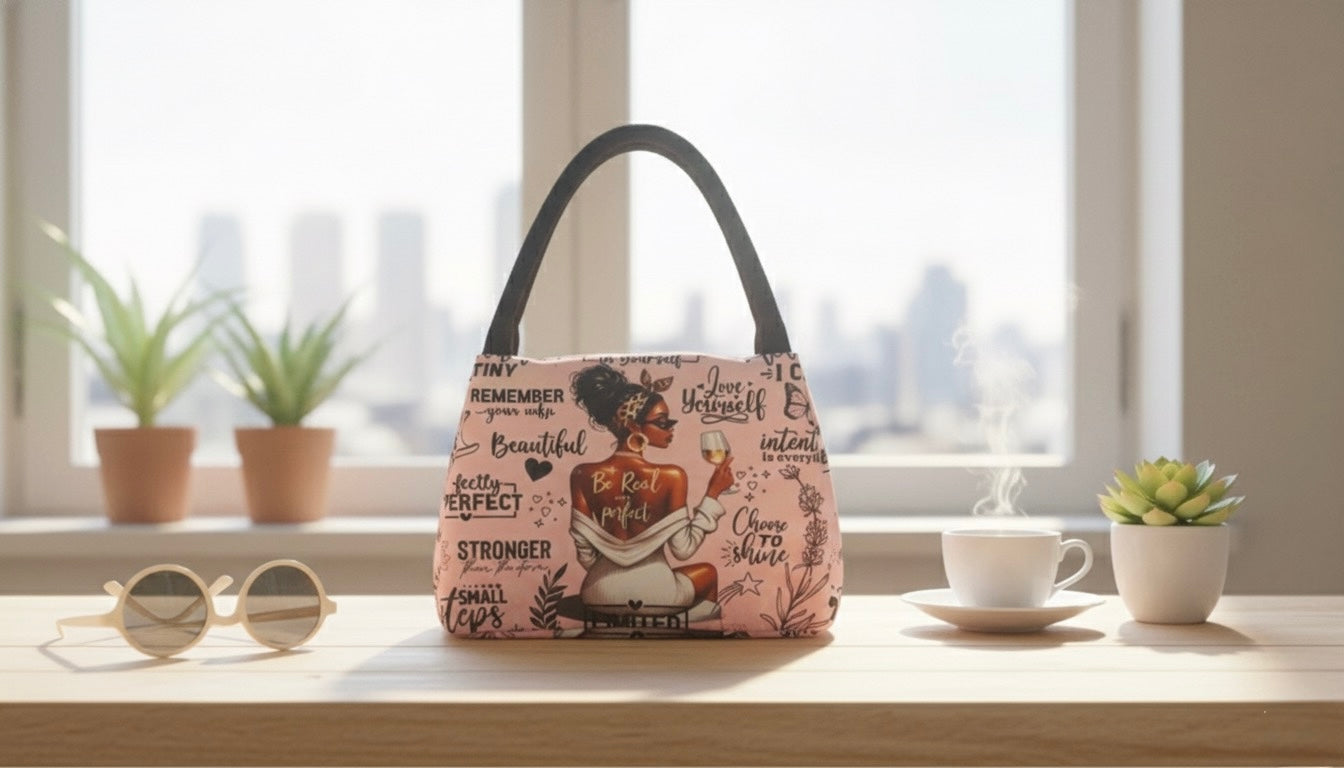 Be Real Fashion Lunch Tote (Pink)