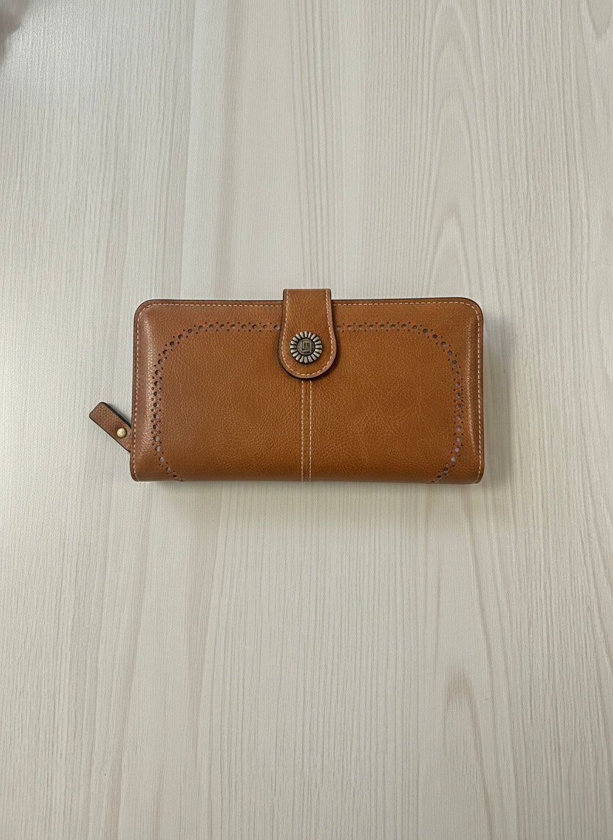 Vintage Charm Multi-Slot Clutch Wallet