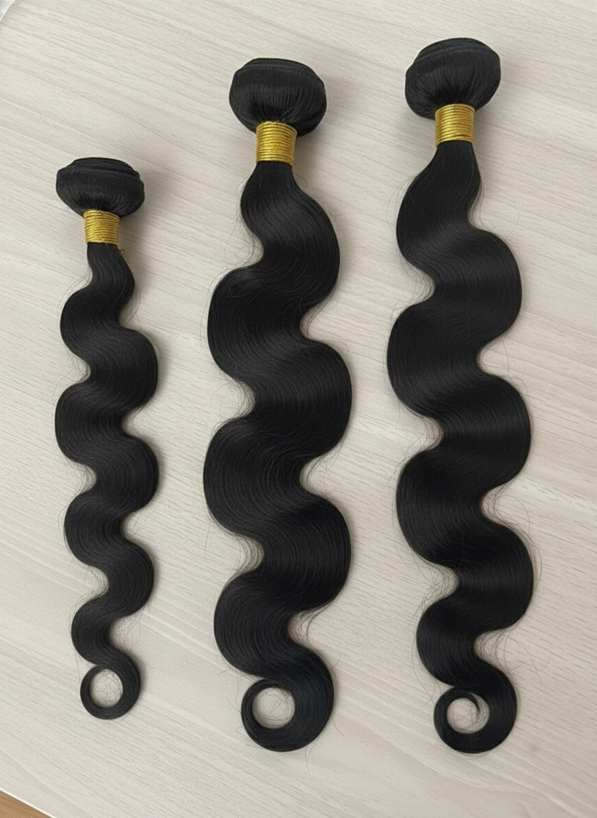 24 Inch Body Wave Black Hair Bundle