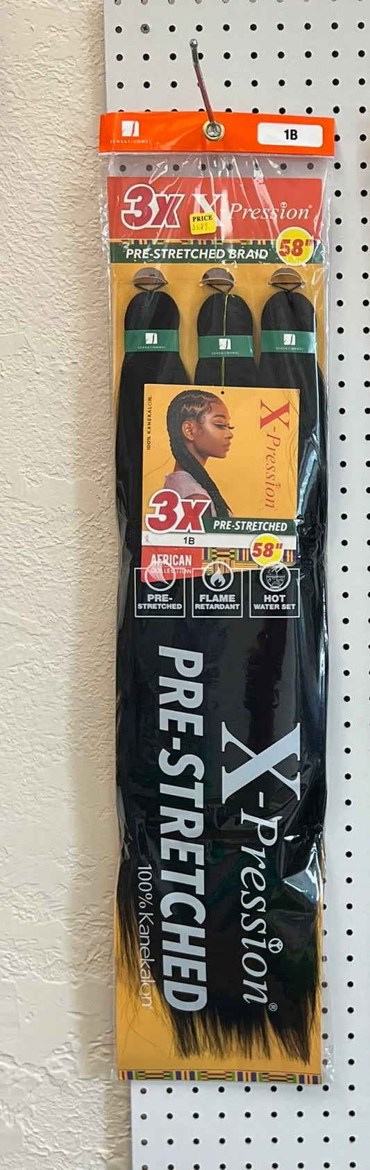 X-Pression Pre-Stretched Braid (58 Inch) 1B